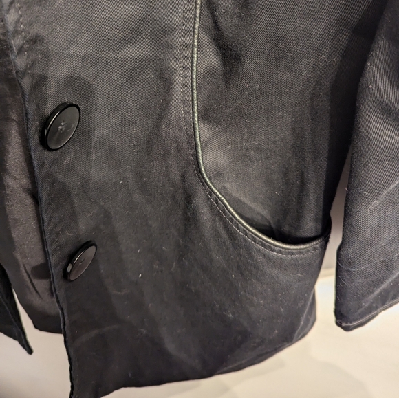 #24 - twik fall jacket button up black small - Picture 7 of 9